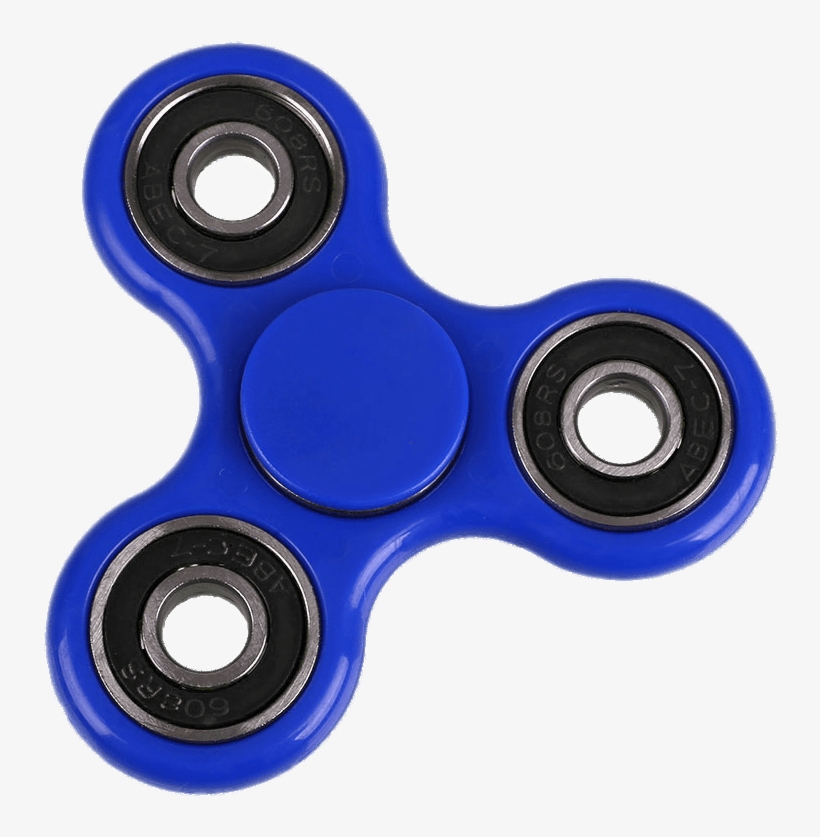 Blue Fidget Spinner - Fidget Spinner, transparent png download
