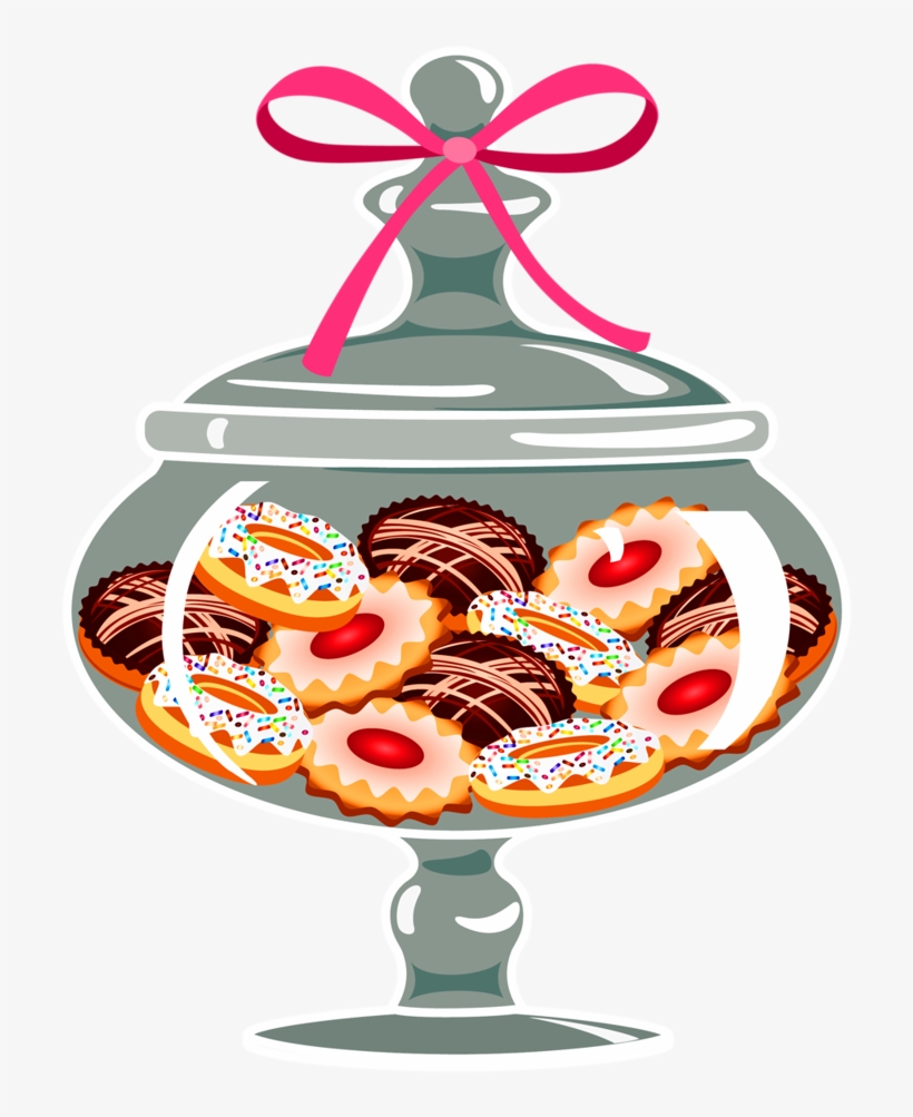 Cupcake & Bolos E Etc - Cookies And Candy Clip Art, transparent png download