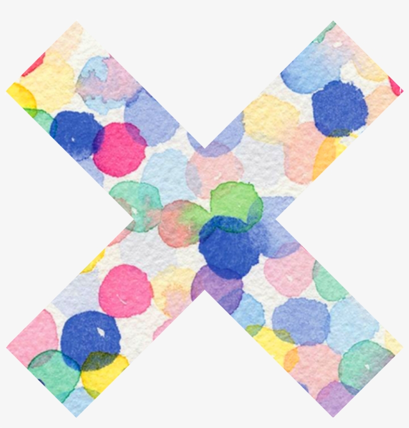 Ftestickers Overlay Watercolors Dots Xsticker - Watercolour Patterns, transparent png download
