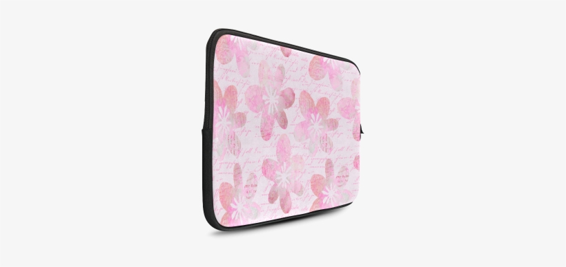 Watercolor Flower Pattern Custom Sleeve For Laptop - Coin Purse, transparent png download