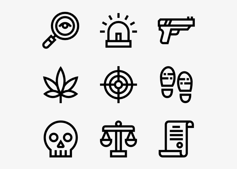 Crime Investigation - Surf Icons, transparent png download