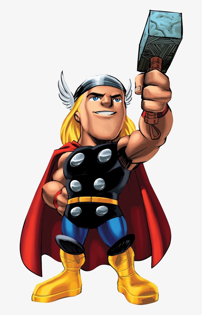 Marvel Super Hero Squad Thor, transparent png download