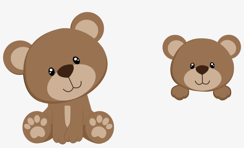Clip Art Library Library Family At Getdrawings Com - Cute Bear Clip Art, transparent png download
