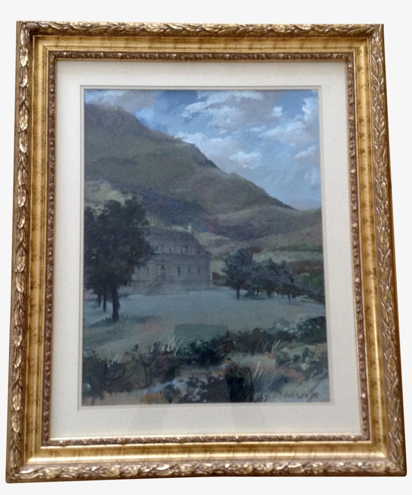 Davison, Estate Landscape Gouache Watercolor Painting - Watercolor Painting, transparent png download