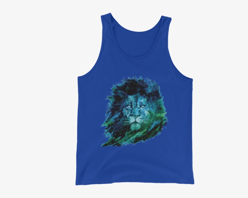 Artistic Lion Watercolor Unisex Tank Top-ground - 25,000 And Counting - Unisex Tank, transparent png download