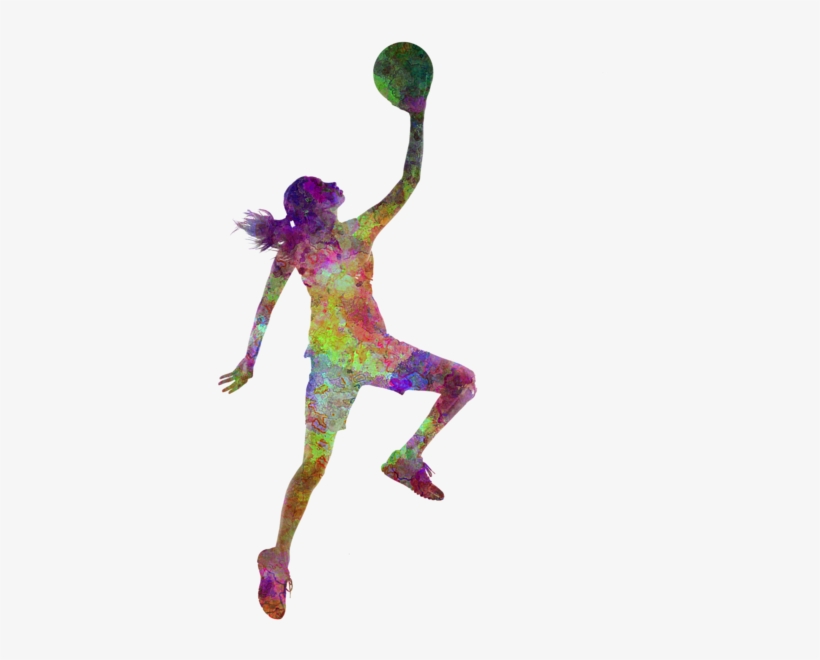Bleed Area May Not Be Visible - Painting Of Basketball Player, transparent png download