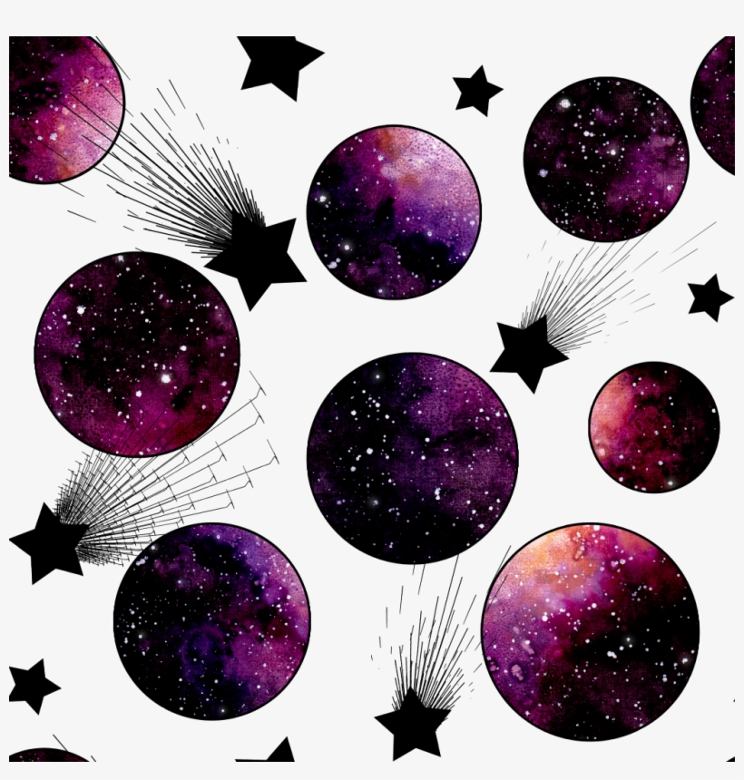 Hand Painted Purple Planet Background Image Png Transparent - Portable Network Graphics, transparent png download