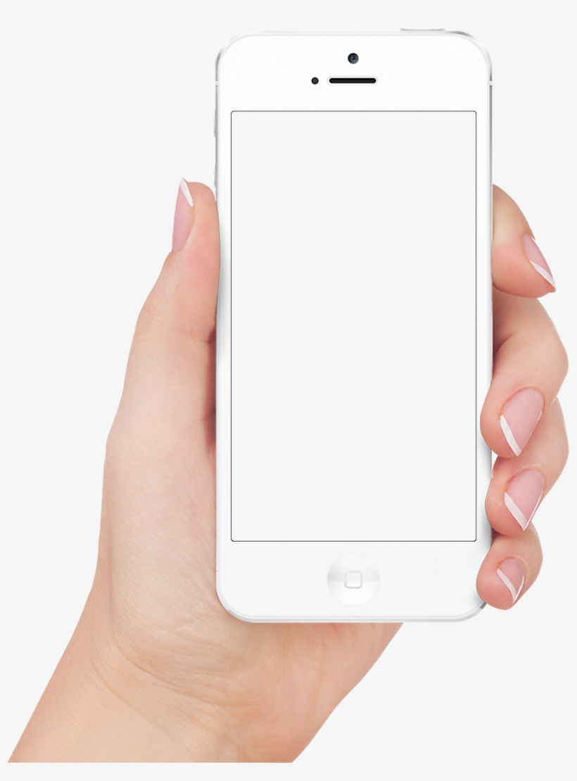 Iphone Hand Png, transparent png download