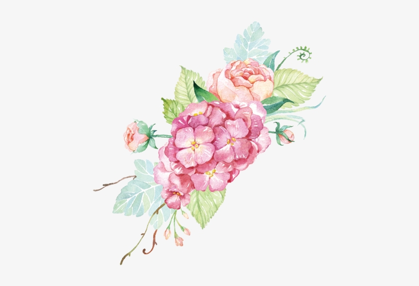 Flowers Rose Watercolor Painting Floral Design Clip - Bridesmaid Jewelry Set Blush Crystal Earrings, Bridesmaid, transparent png download