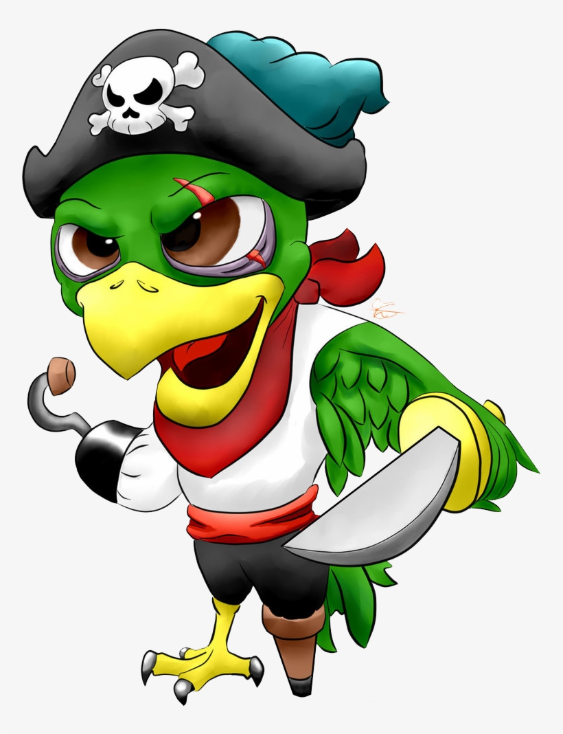 Pirate Parrot Png Image - Pirate Parrot Png, transparent png download