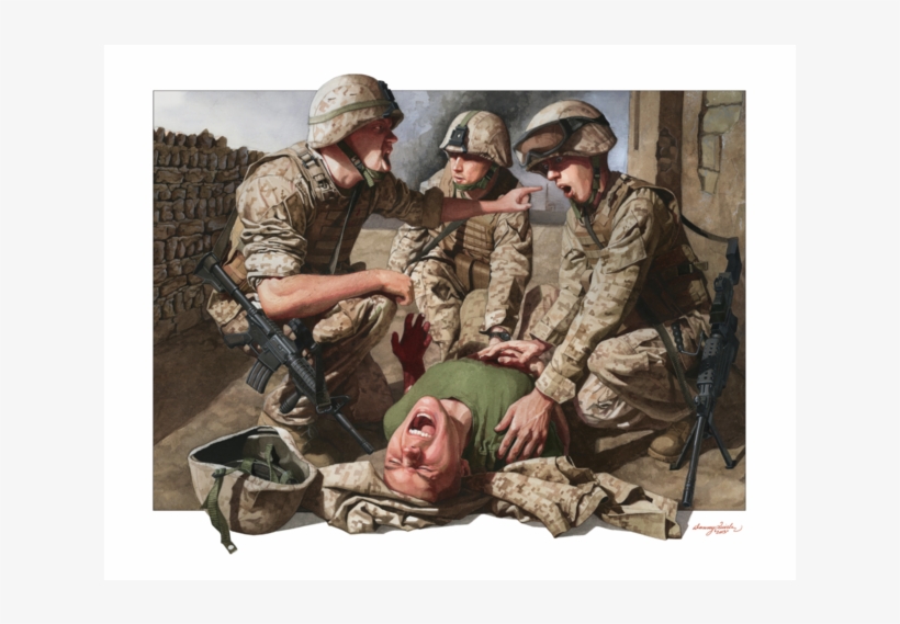"faces Of War" / © 2013 / Watercolor / 22" X 28" / - Real Faces Of War, transparent png download