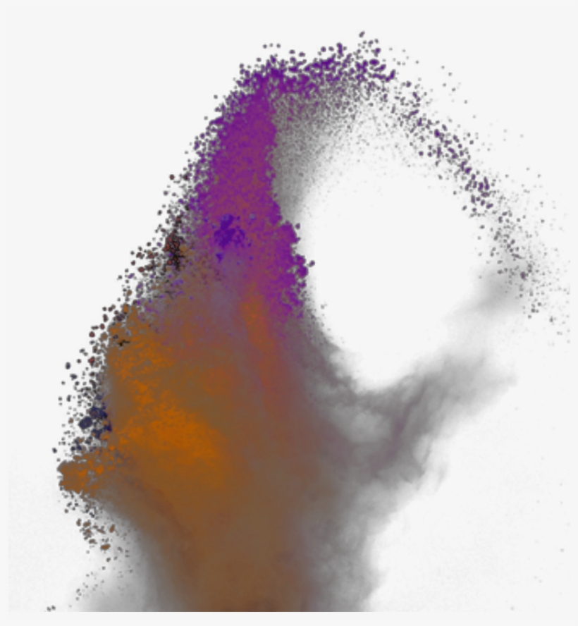 ,smoke Effects Colorful Explosion - Visual Arts, transparent png download