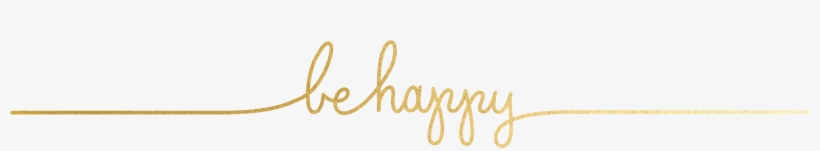 Tattly Be Happy Gold Lila Symons 00 V=1532012400 - Tattly, transparent png download