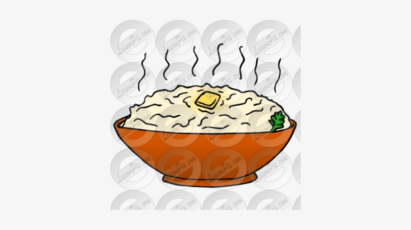 Mash Pencil And In Color Mashed Potatoes Clipart Transparent Png 380x380 Free Download On Nicepng