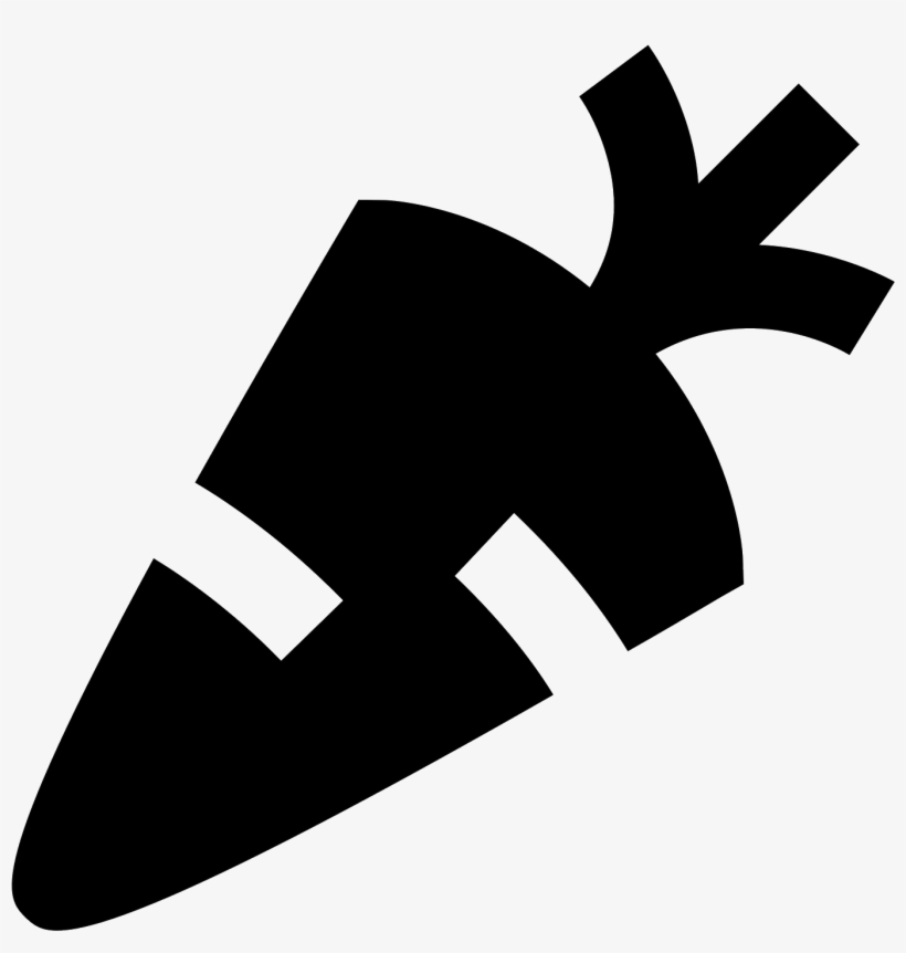 It's A Drawing Of A Carrot With A Bushy Top, transparent png download