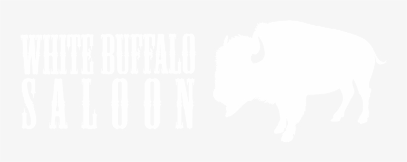 The White Buffalo Saloon - White Buffalo Saloon Logo, transparent png download