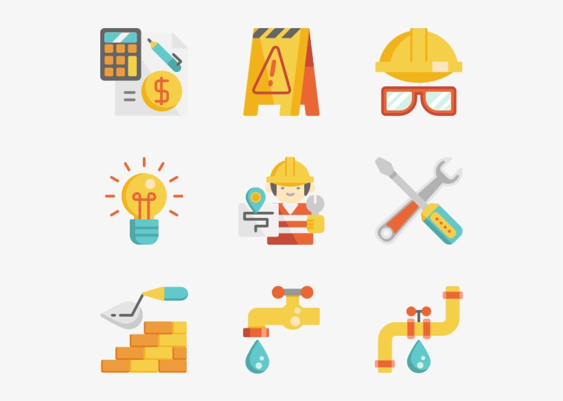 Construction - Construction Flat Icon Png, transparent png download