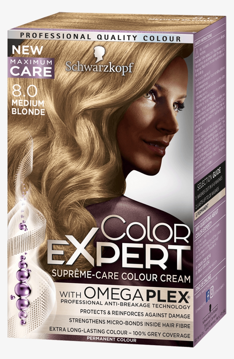 Color Expert Color Creme - Color Expert Schwarzkopf 8, transparent png download