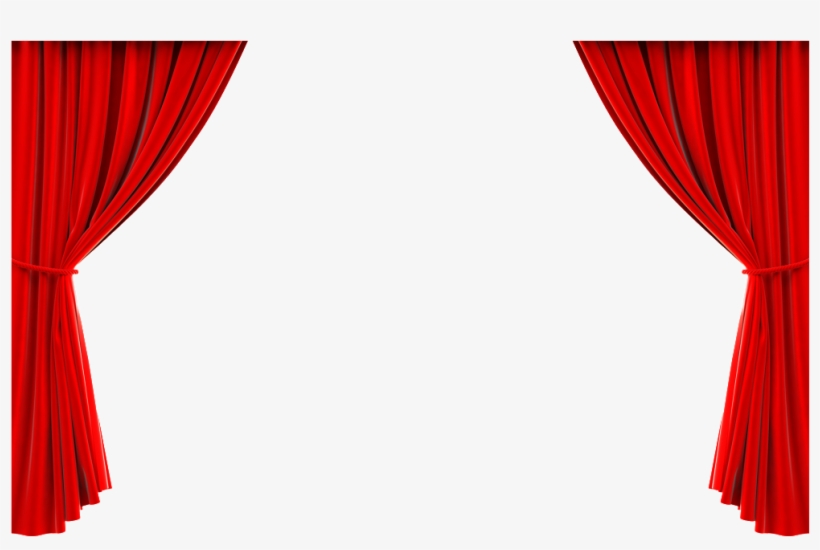 Red Festive Curtain Psd Decorative Psd Image - Window Valance, transparent png download