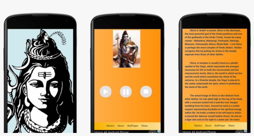 Lord Shiva Virtual Puja - Black God Shiva Pvc Wall Sticker Art Wallpaper Online, transparent png download