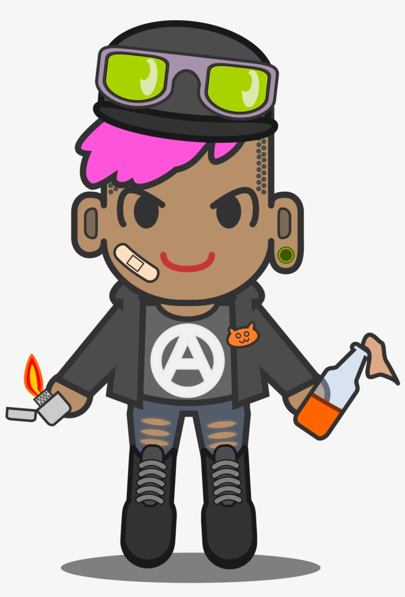 This Free Icons Png Design Of Kawaii Antifa, transparent png download
