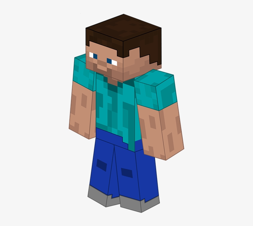 Mob - Steve Minecraft Bez Tła, transparent png download