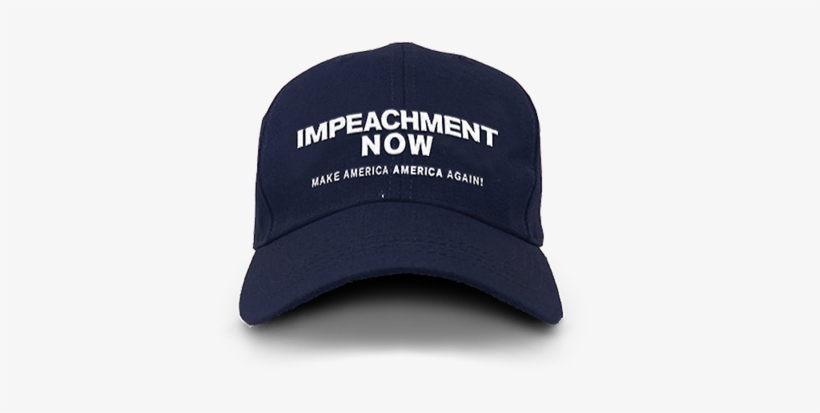 Impeachment Now Navy Hat - Baseball Cap, transparent png download