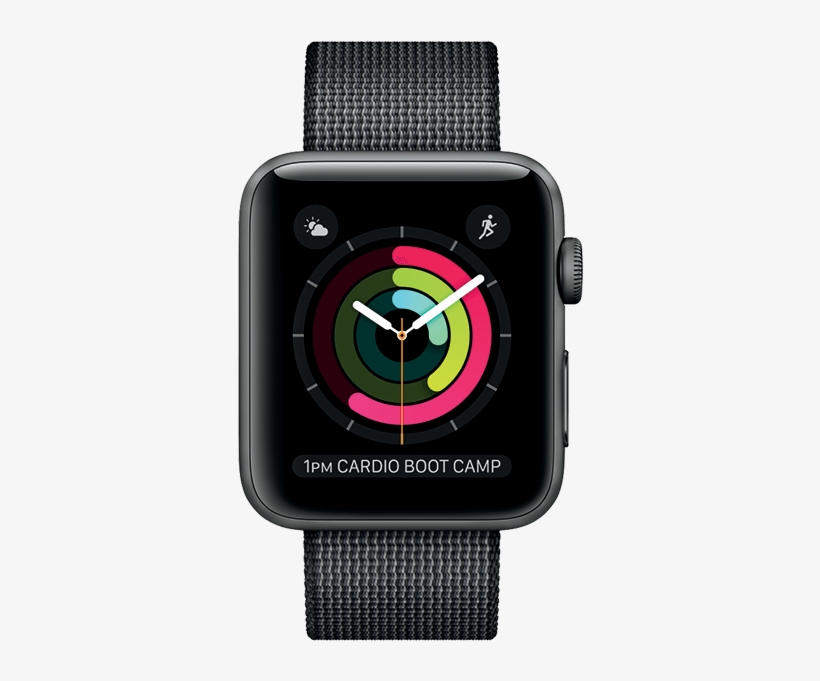 Not Your Device - Apple Watch Gen 2 Series 2 38mm Space Gray Aluminum, transparent png download