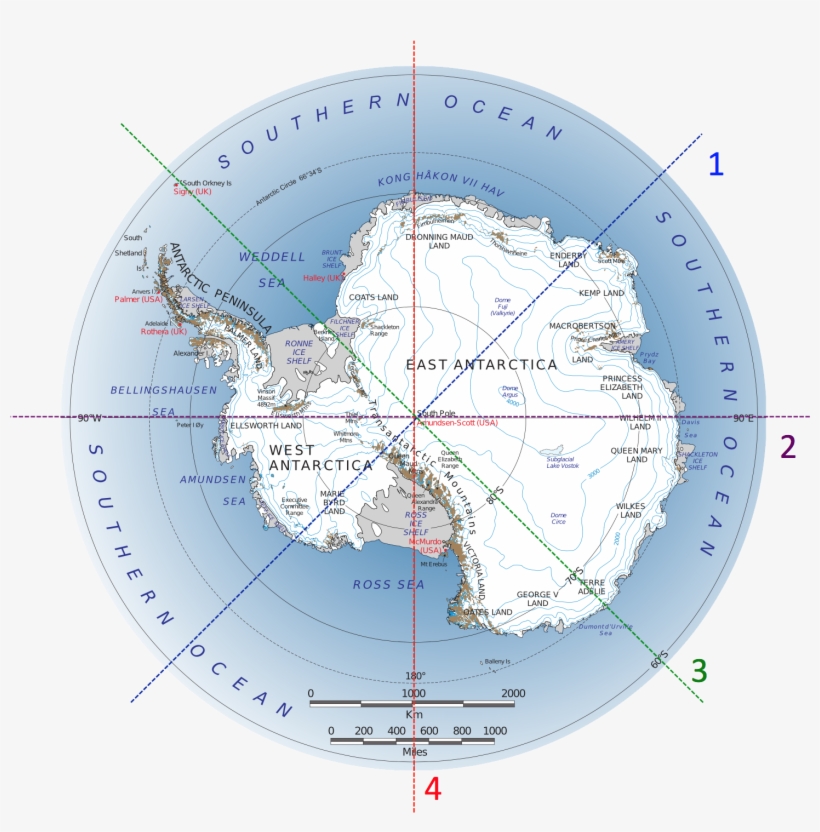 Encompassing A Cubic Kilometer Of Ice, Icecube Searches - Physical Features Of Antarctica Map, transparent png download