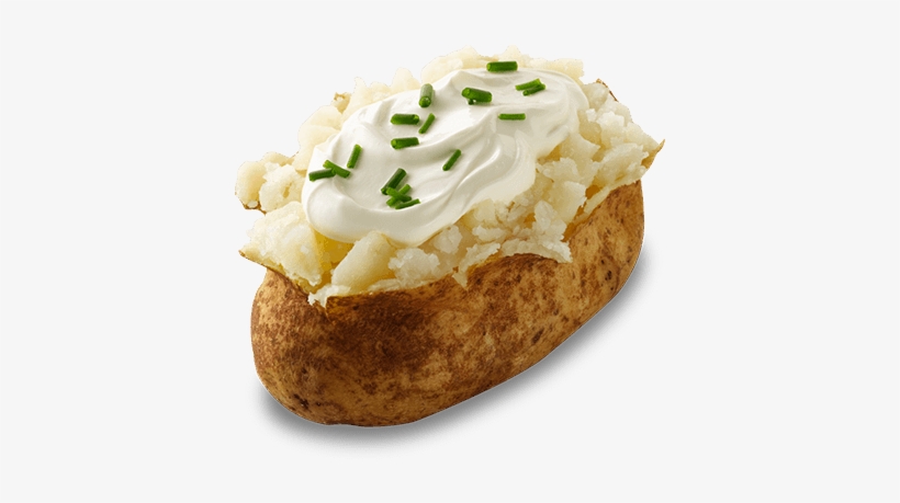 Baked - Wendy's Sour Cream And Chive Potato, transparent png download