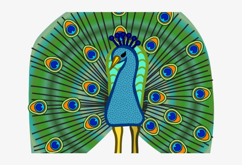 Peafowl Clipart Peacock Colour - Clip Art, transparent png download