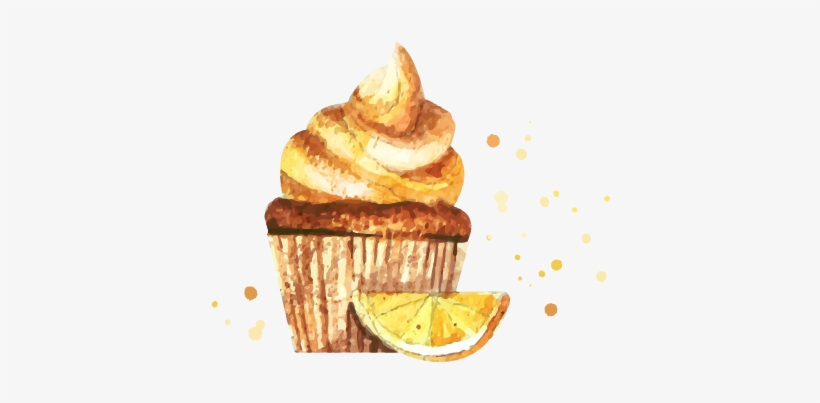 Clean Simple Treats - Draw Ice Cream Cupcake, transparent png download