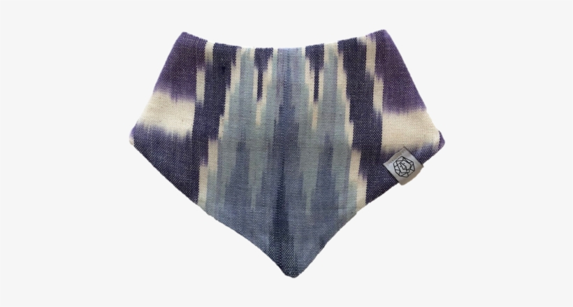 Purple Ikat Bandana Bib - Bib, transparent png download