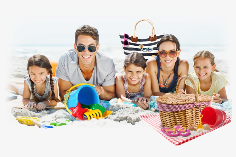 Vacation Beach Png Picture - Family Vacation Png, transparent png download