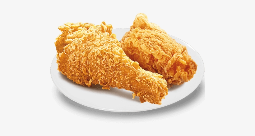 2pcs Fried Chicken - Gà Rán Khoai Tây Chiên, transparent png download