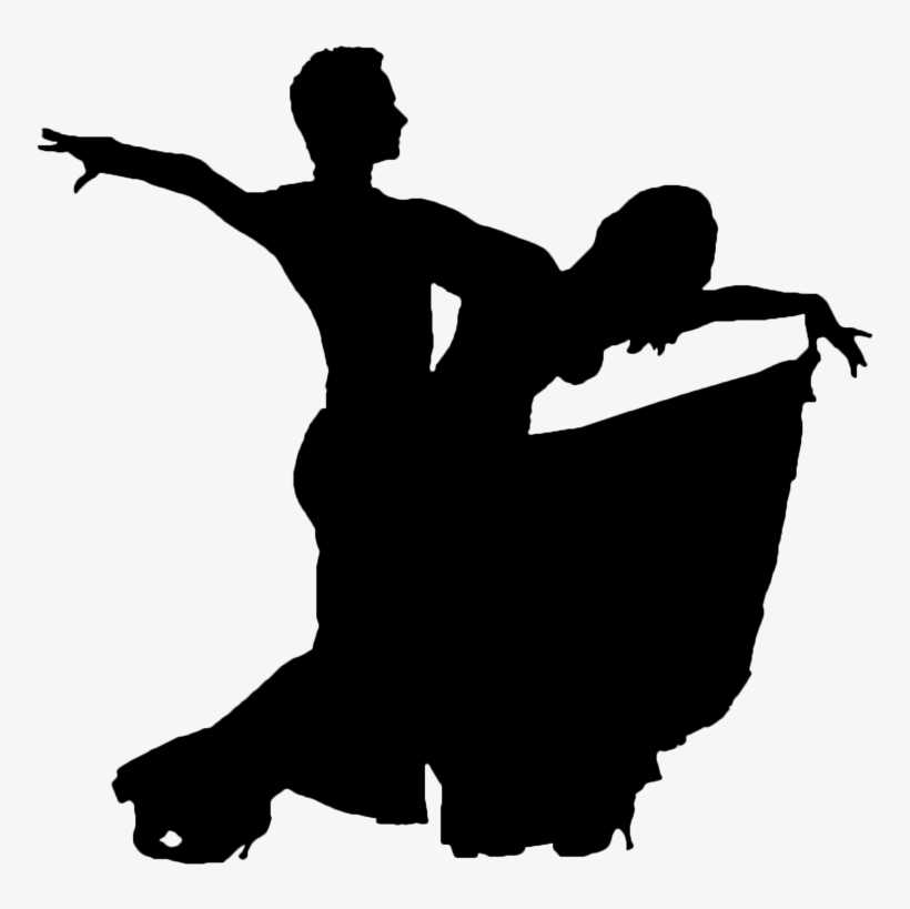 Dancer Clipart Dance Movement - Ballroom Dancer Silhouette Png, transparent png download