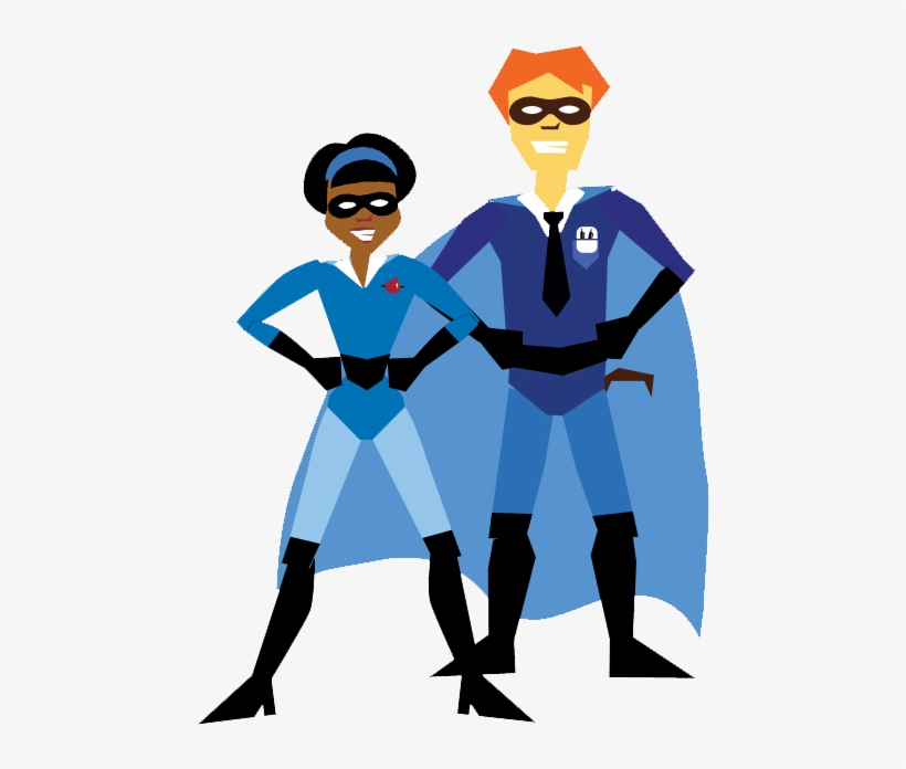 Show Your Support For Young's Work - Teacher Superhero, transparent png download