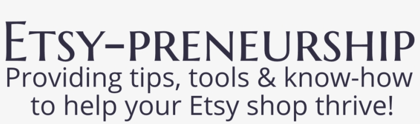 Etsy-preneurship Final Logo Marcellus Sc And Open Sans - Girls Night Out, transparent png download