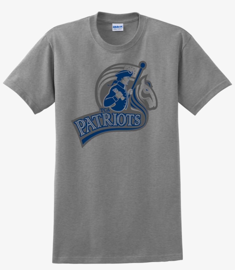 The Classical Academy Printed Patriots Logo T-shirt - Grey Nc State T Shirt, transparent png download