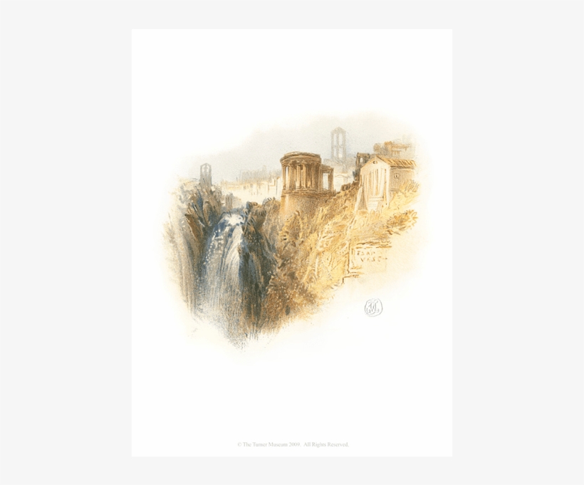 The Temple Of Sybil - Tivoli, For Rogers's 'italy', transparent png download