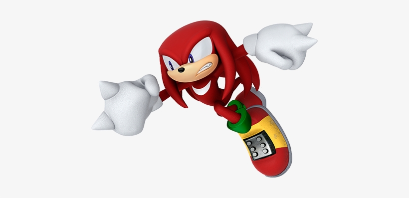 Image Trading Cards Png - Knuckles The Echidna Punching, transparent png download
