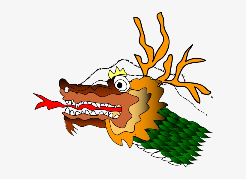 Cartoon Chinese Dragon Svg Clip Arts 600 X 519 Px, transparent png download