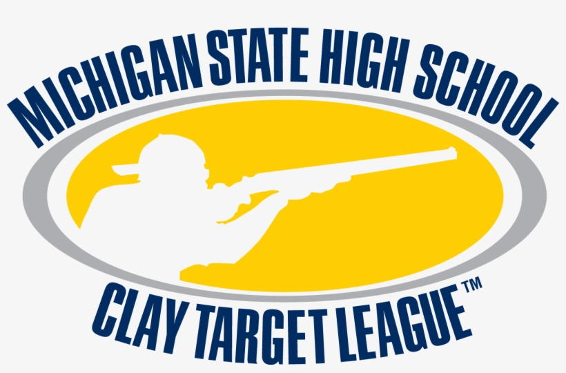 Mi Clay Target Logo Correct Colors - Michigan State High School Clay Target League, transparent png download