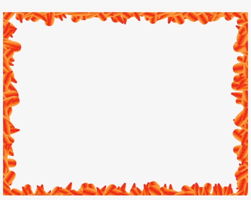 Carrot Clipart Frame - Carrot Frame, transparent png download