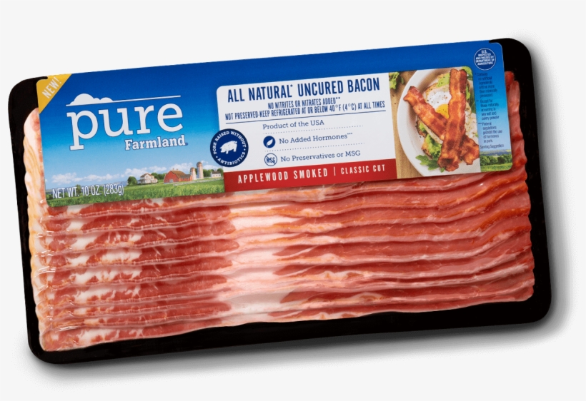 Farmlandproductlg Purebacon Klcnpsi - Farmland Naturally Hickory Smoked Classic Cut Bacon, transparent png download