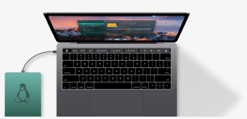 Get Read/write Access To Ext2, Ext3 And Ext4 Formatted - Apple Macbook Pro With Touch Bar 15.4″ - Core I7 2.6, transparent png download