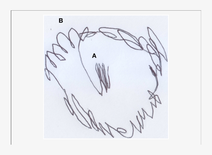 Anna Playing With Stickers, A " Good " Scribble - Drawing Scribble Children's, transparent png download