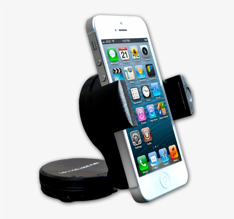 Cell Mount - Car Phone Mount For Windshield Dashboard Fits Iphone, transparent png download
