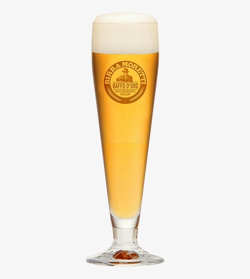 The Sub Birra Moretti Glasses - Birra Moretti Baffo D Oro Glass, transparent png download