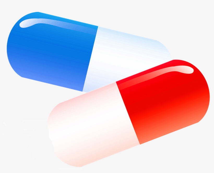 Cartoon Blue Pills Transprent Png Free Download - Pills Cartoon Png, transparent png download